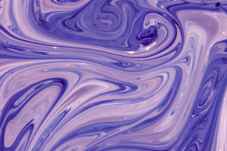 blue lavender marbling texture creative background with abstract oil painted waves handmade surface. High quality beautiful photo conceptの写真素材