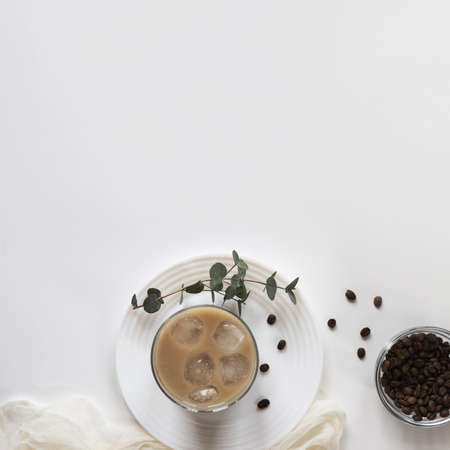 Photo Cups of coffee on table. High quality beautiful photo conceptの写真素材