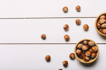 bowls with nuts table. High quality beautiful photo conceptの写真素材