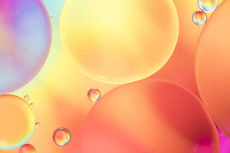 abstract bubbles colorful blurred background. High quality beautiful photo concept