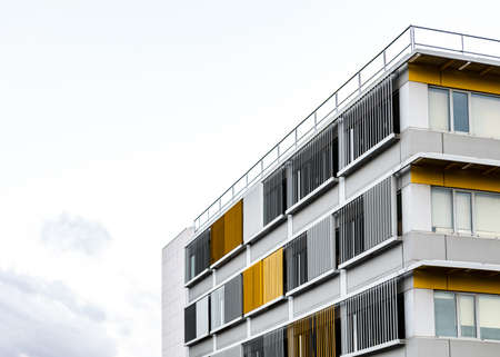 apartment building city with copy space. High quality beautiful photo conceptの写真素材