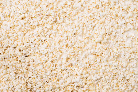 popped popcorn texture background. High quality beautiful photo conceptの写真素材