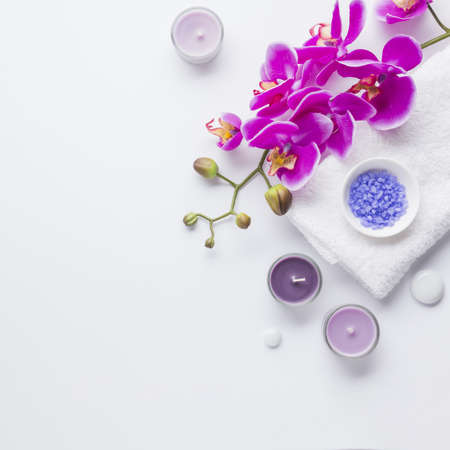 spa still life with beauty products. High quality beautiful photo conceptの写真素材