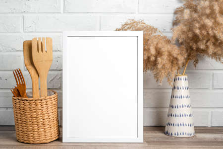 blank frame vase kitchen ustensils