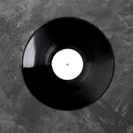 top view vinyl diskの写真素材