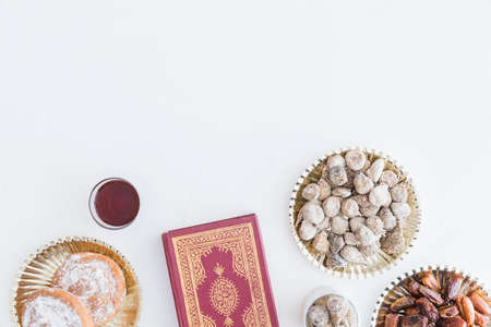traditional desserts koran book. High quality photoの写真素材