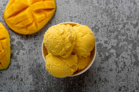 composition delicious homemade icecream. High quality photoの写真素材