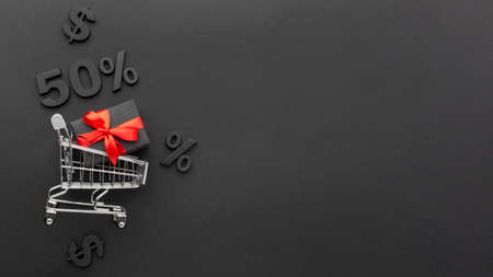 creative black friday composition with copy space. High quality photoの写真素材