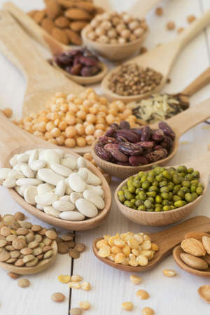 high angle beans arrangement concept. High quality beautiful photo concept