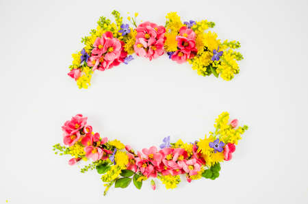 floral garland. High quality photoの写真素材