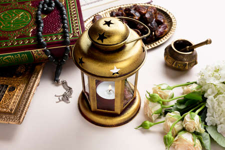high view arabic candle holder. High quality photoの写真素材