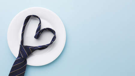 father s day assortment with tie plate. High quality beautiful photo concept