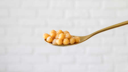front view chickpeas beans concept. High quality photoの写真素材