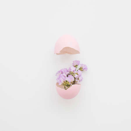 lovely flowers eggshell. High quality photoの写真素材