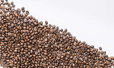 flat lay coffee beans with copy space. High quality photoの写真素材