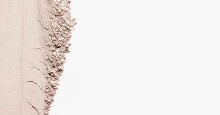 flat lay clay smudge with . High quality photoの写真素材
