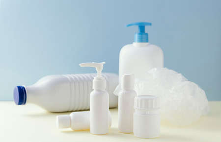 collection plastic bottles. High quality photoの写真素材