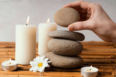 stones meditation. High quality photo