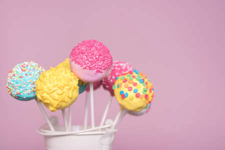 creative cake pop concept. High quality photoの写真素材