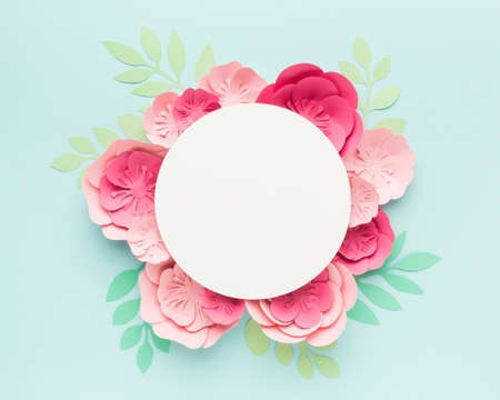 big elegant floral paper decoration. High quality photoの写真素材
