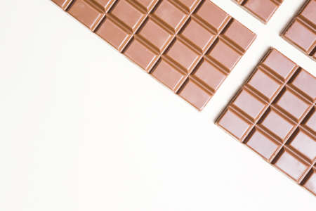 flat lay food frame with chocolate copy space. High quality photoの写真素材
