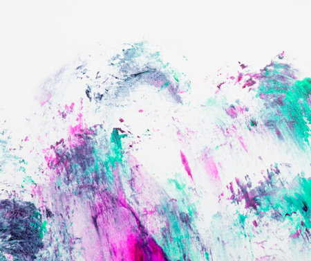 smudged messy abstract nail polish backdrop. High quality photoの写真素材