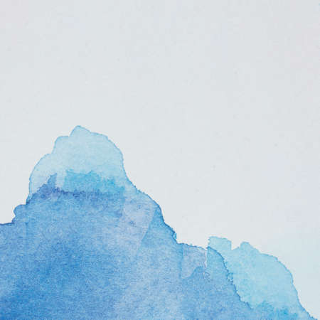 spill blue translucent dye. High quality photoの写真素材
