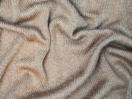 top view bed sheet fabric texture. High quality photoの写真素材