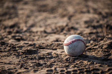front view baseball dirt. High quality photoの写真素材