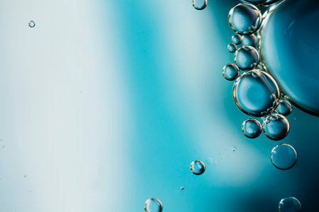 variety wonderful abstract forms with oil water. High quality photoの写真素材