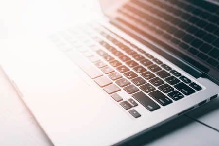 shiny laptop. High quality photoの写真素材