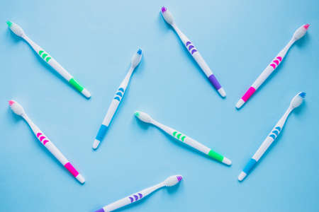 toothbrush composition. High quality photoの写真素材