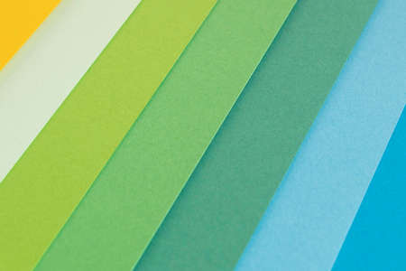 layers gradient green colored papers. High quality photoの写真素材