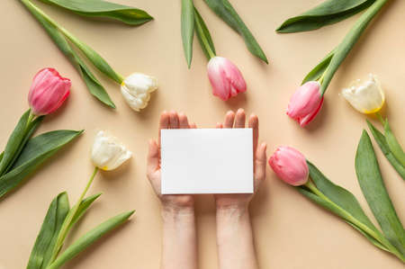 beautiful mother s day floral composition. High quality photoの写真素材