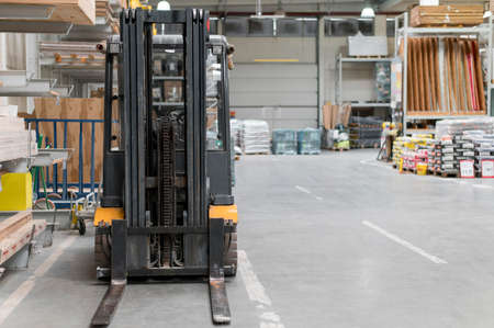 logistic center forklift. High quality photoの写真素材