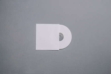 cd mockup with blank cover. High quality photoの写真素材