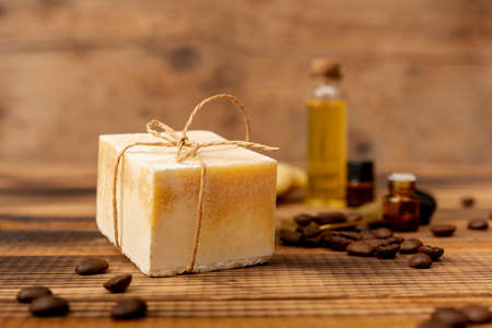 high angle home made soap. High quality photoの写真素材