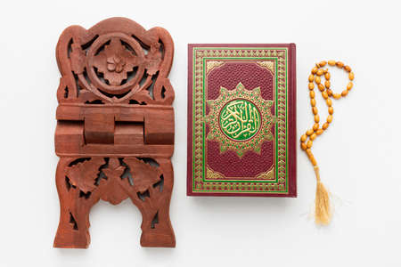 top view islamic new year concept. High quality photoの写真素材