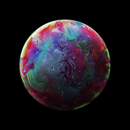 abstract background dark pink blue sphere. High quality photo