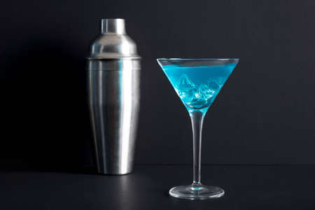 alcoholic cocktail shaker. High quality photoの写真素材