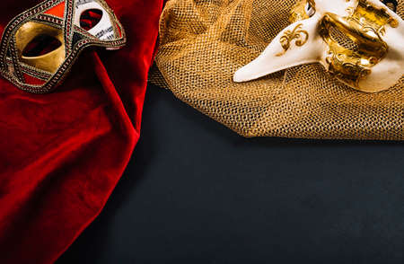 beautiful masks pieces clothes. High quality photoの写真素材