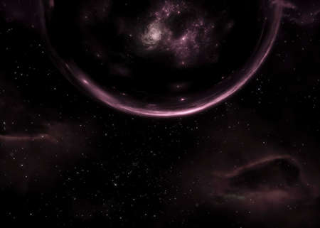 galaxy night view. High quality photoの写真素材