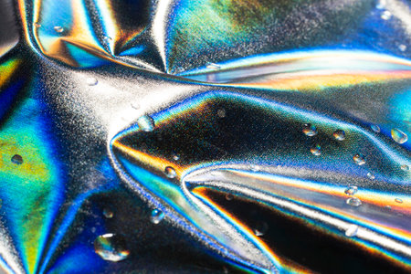 metallic holographic background. High quality photoの写真素材