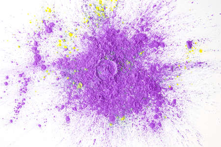 painted purple powder table. High quality photoの写真素材