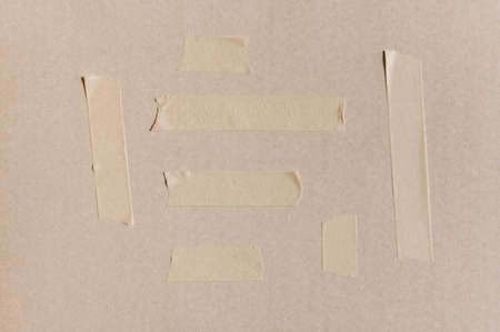 white tape concrete wall. High resolution photoの写真素材