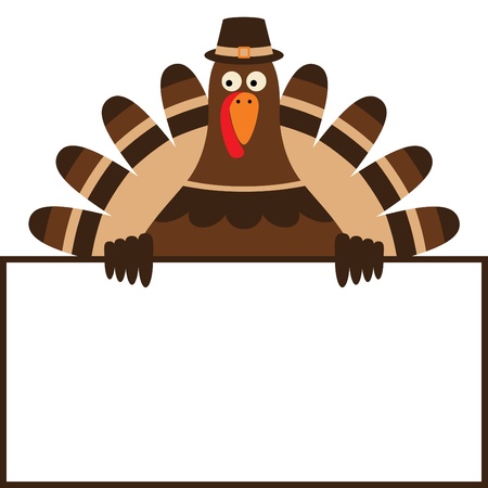 Thanksgiving turkey のイラスト素材