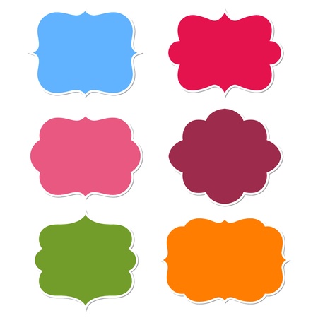 Cute frames, scrapbook collectionのイラスト素材