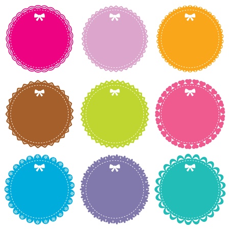 Circle frames setのイラスト素材