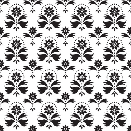 Seamless pattern in damask styleのイラスト素材