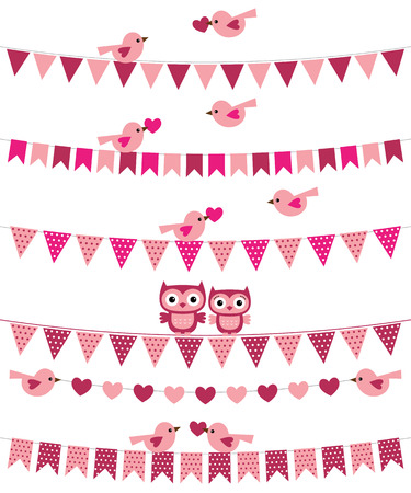 Love decoration setのイラスト素材